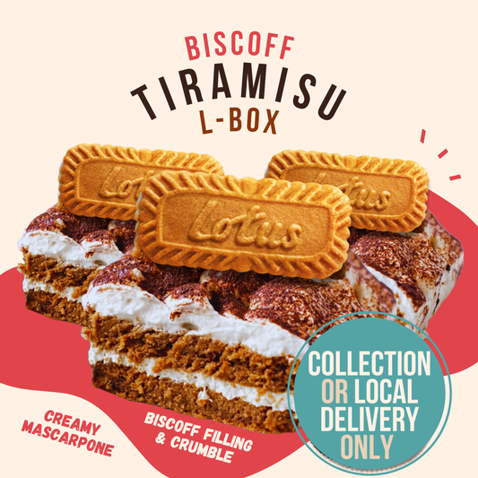 Biscoff Tiramisu L-box [Collection or Local Delivery Only]