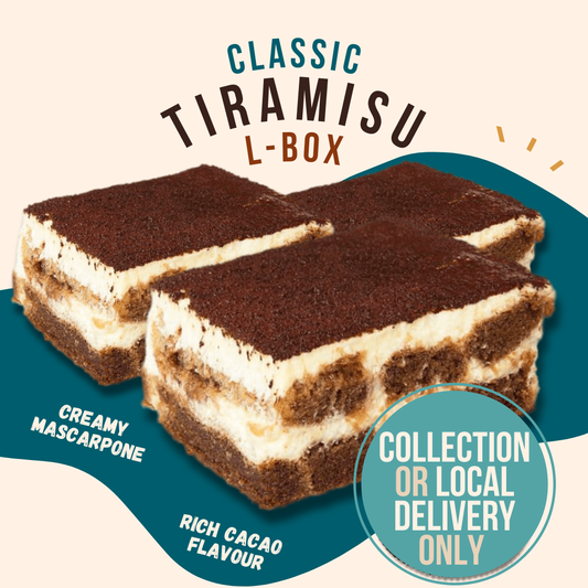 Classic Tiramisu L-box [Collection or Local Delivery Only]