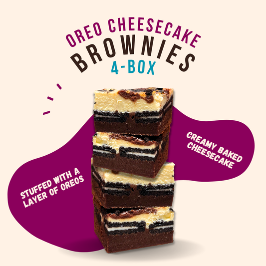 Oreo Cheesecake Brownies 4-box