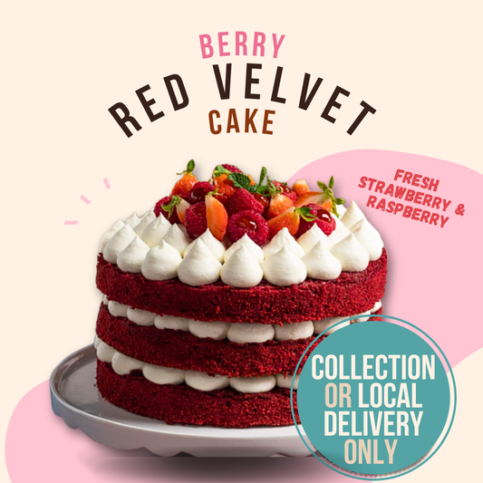 Berry Red Velvet Cake [Collection or Local Delivery Only]