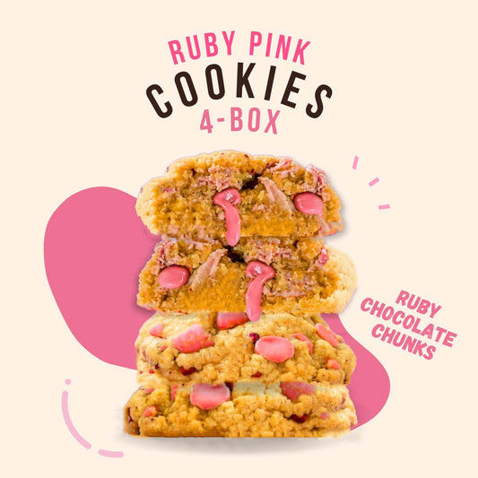 Ruby Pink Cookies 4-box